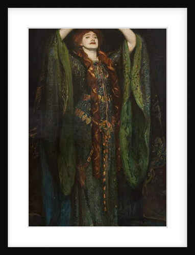 Dame Ellen Terry as Lady Macbeth, after a painting by John Singer Sargent 1896 by Reginald-Grenville Eves