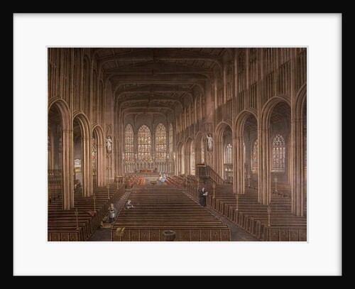 Interior of St. Michael's Church, Coventry, 1862 by David Gee