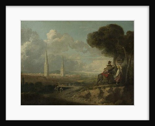 Coventry from Hillfields, c.1807 by Edward Junior Rudge