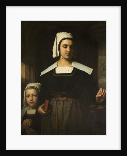 The Widow's Mite, 1869 by Emile Auguste Hublin