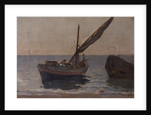 Boats on the Shore, early 20th century by Frederick William Jackson