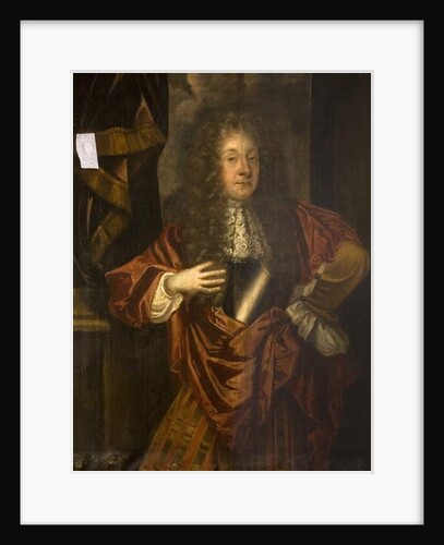 Portrait of an Unknown Man in a Rust Red Cloak, late 17th century by British School