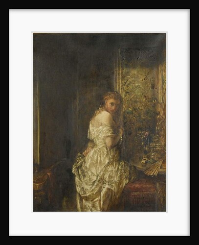 Woman in White, 1872 by Alfred Woolmer