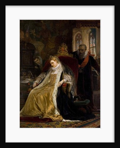 A Troubled Elizabeth, late 19th century by Charles Soubre