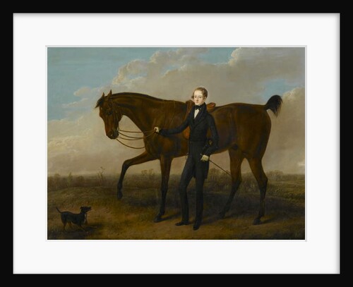 Richard Kevitt Rotherham with his Horse, 1832 by David Gee