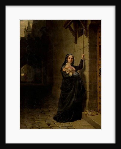 The Martyrdom of Laurence Saunders at Coventry, left hand panel of triptych, 1851 by Charles West Cope