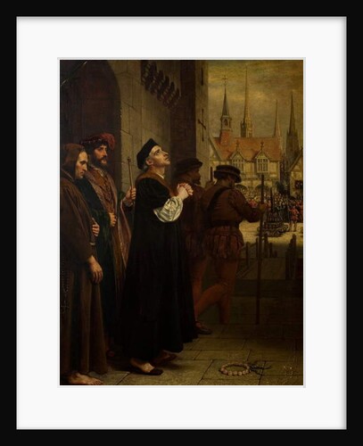 The Martyrdom of Laurence Saunders at Coventry, right hand panel of triptych, 1851 by Charles West Cope