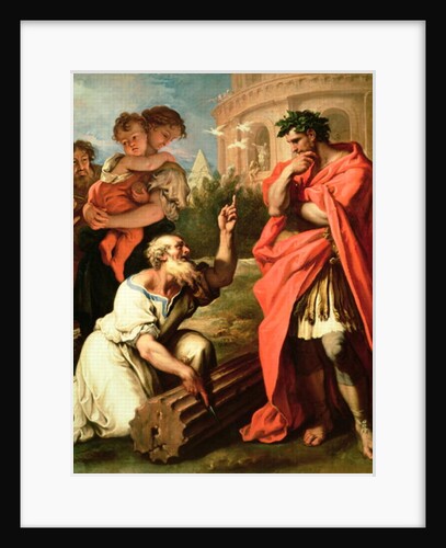Tarquin the Elder consulting Attus Nevius the Augur by Sebastiano Ricci