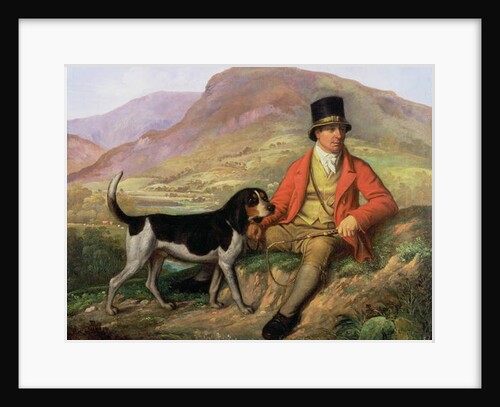 Portrait of John Peel with one of his hounds by Ramsay Richard Reinagle
