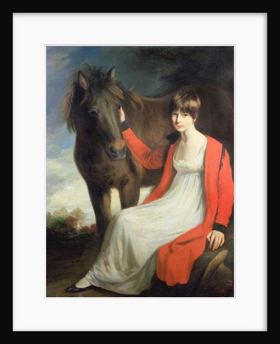 Portrait of Miss Emily Beauchamp with her Pony by John Opie