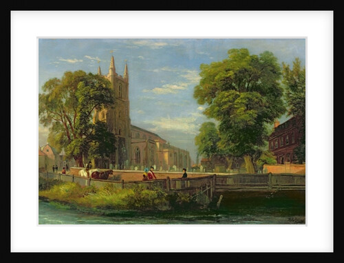 Croydon Parish Church, 1839 by Ramsay Richard Reinagle