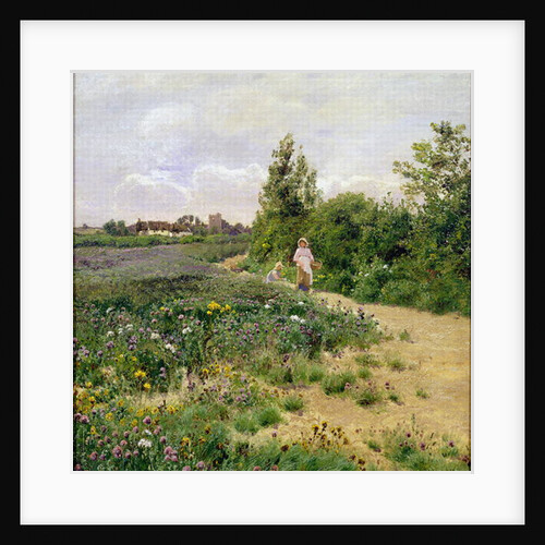 A Surrey Lane, 1890 by John Clayton Adams