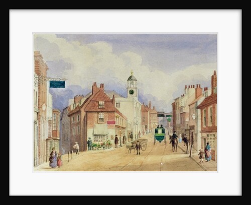 Croydon High Street, c.1850-55 by Ellen Keen