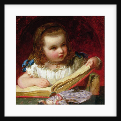 A Girl Reading by James Sant