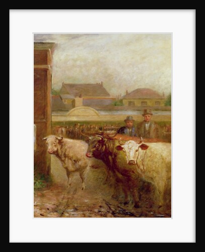 Drover Road, Croydon, Market Day, 1903 by John Burell Read