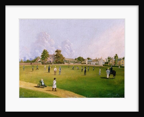 Cricket on Mitcham Green by English School