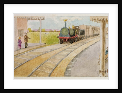 Catching the Train, Addiscombe, 1883 by Rosa Petherick