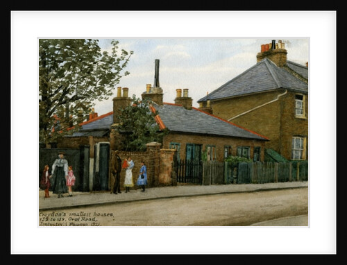 135 to 139 Oval Road: Croydon's Smallest Houses, 1921 by Evacustes Arthur Phipson