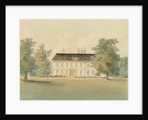 Parsonage of the Rev. Drummond, 1823 by John Hassell