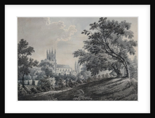 Croydon Church from Duppas Hill Terrace, 1925 by James Bourne