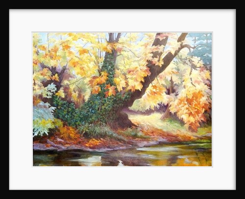Autumn on the Darent, 1999 by Cristiana Angelini