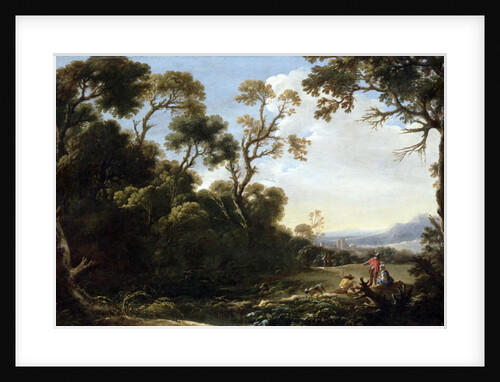 Wooded Landscape by Salvator Rosa