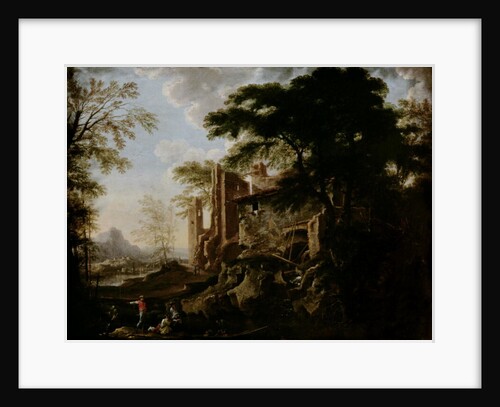 Landscape with a Water-mill by Salvator Rosa