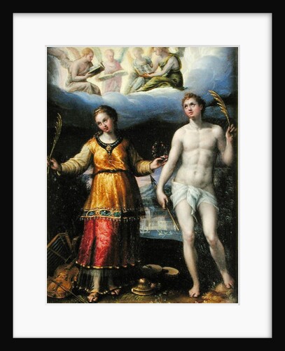 St.Sebastian and St.Cecilia by Lavinia Fontana