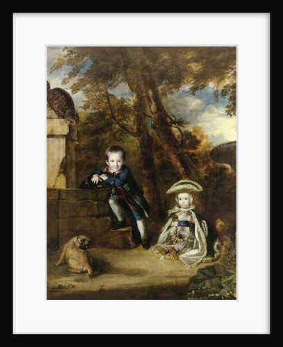 Paul Cobb Methuen and his sister Christian, later Lady Boston by Joshua Reynolds