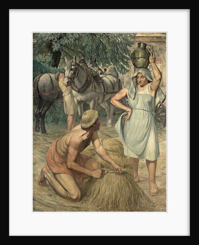 Return From the Fields c.1920-30 by Gustave Pierre