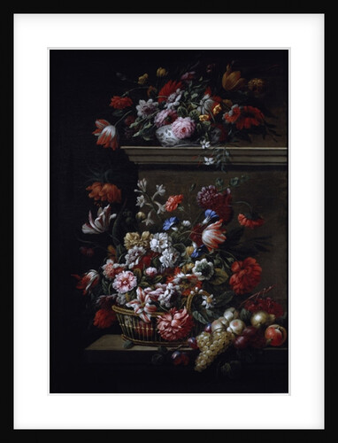 Still life of flowers by J-B & Bogdany Jakob (1660-1724) Monnoyer