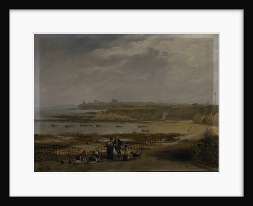 Cullercoats looking towards Tynemouth - Ebb tide, 1845 by John Wilson Carmichael