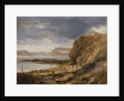 Shields from the harbour mouth, 1845 by John Wilson Carmichael