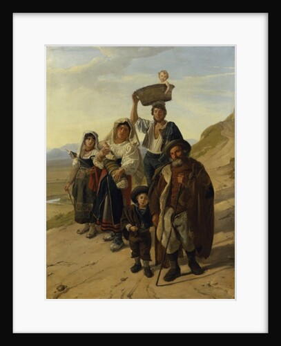 Italian Peasants at Albano by Franz Ludwig Catel