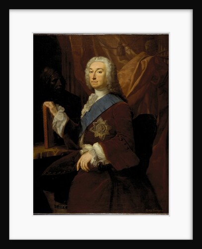Portrait of Richard Boyle, 3rd Earl of Burlington, 1743 by George Knapton