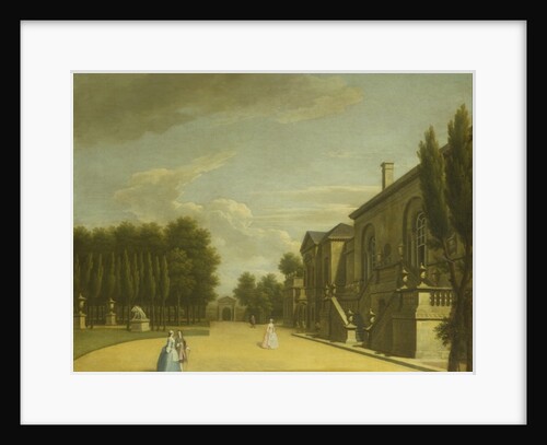 View of Chiswick Villa from the back to the Inigo Jones gate, 1742 by George Lambert