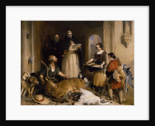 Scene in the olden time at Bolton Abbey, c.1834 by Edwin Landseer