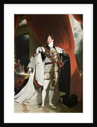 Portrait of King George IV, 1820-30 by Thomas (studio of) Lawrence