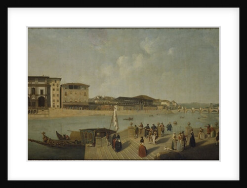 The Arno at Florence by Thomas Patch