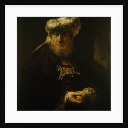 A man in oriental costume, circa 1639 by Rembrandt Harmensz. van Rijn