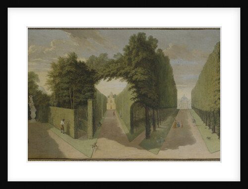 View of the Bagnio and Comed Building alleys, Chiswick Villa by Pieter Andreas Rysbrack