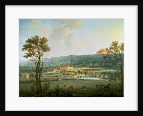 A view of Chatsworth from the south-west by Thomas Smith of Derby