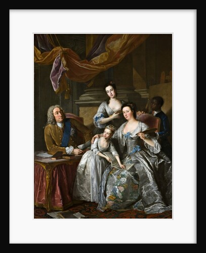 Richard Boyle, 3rd Earl of Burlington and 4th Earl of Cork, with his wife Dorothy Savile and their daughters by Jean-Baptiste van Loo
