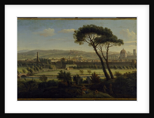 A view of Florence from the Bologna Road by Gaspar van Wittel
