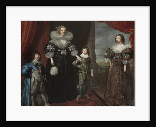 Christian Bruce, Countess of Devonshire, and her children, c. 1629 by Daniel Mytens