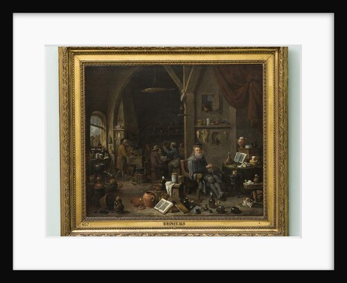 An Alchemist, later 1670s by David the Younger Teniers