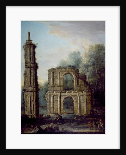 The ruins of Holdenby Castle, Northamptonshire, c.1735-45 by John Wootton