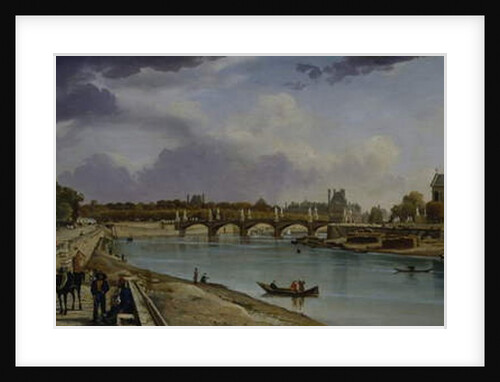 The Seine Below Paris, c.1825-35 by William Cowen