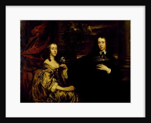 Portrait of a young gentleman and his wife, c.1655-58 by Peter Lely