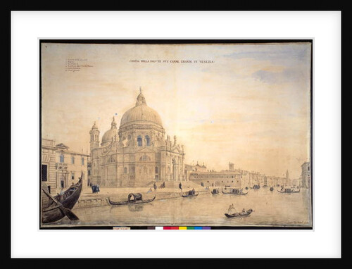 Chiesa della Salute, Grand Canal, Venice by Gaspar van Wittel